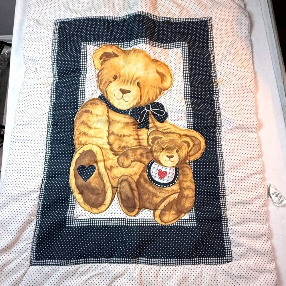 Vintage 1996 Debra Jordan Bryan Baby Quilt